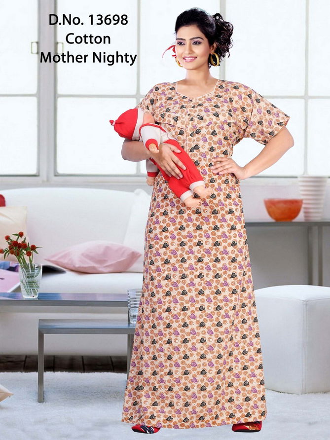 Seven Cross Mother Feeding Nighty Western Catalog